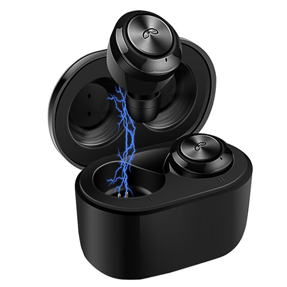 True Wireless Bluetooth 5.0 In-Ear Earphones - Black image