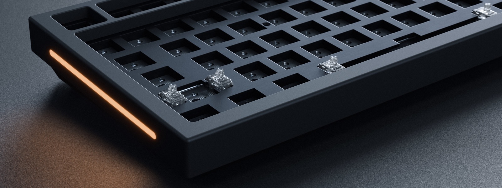 Glorious PC Gaming GMMK PRO Mechanical Keyboard (Modular) Black Slate
