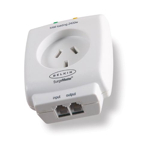 Belkin Home Series Surge Cube with Tel image