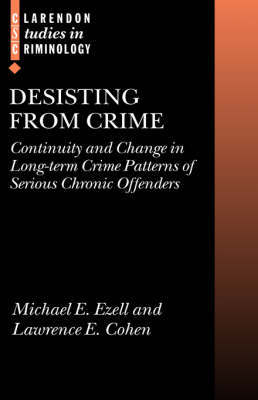 Desisting from Crime by Michael E. Ezell image