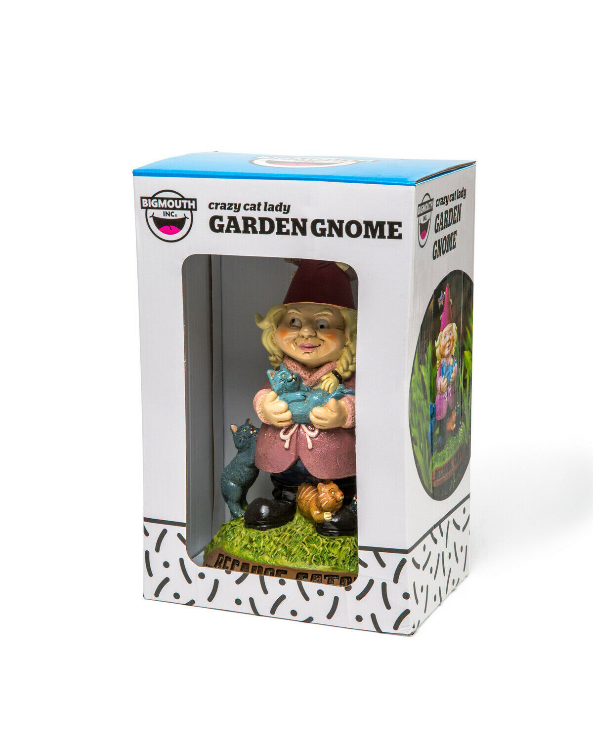 BigMouth – The Crazy Cat Lady Garden Gnome image