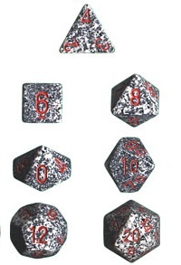 Chessex - Polyhedral Dice Set - Granite Speckled image