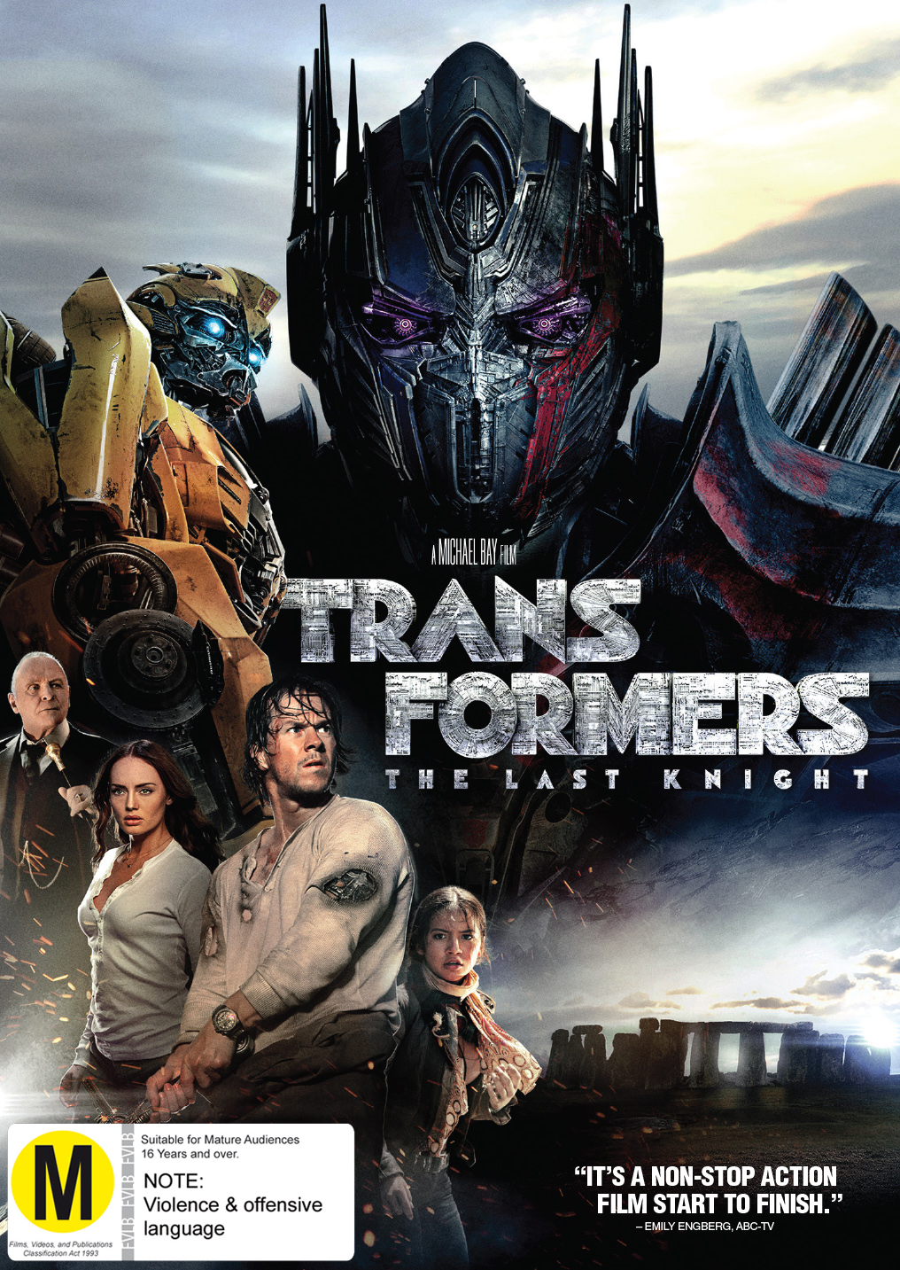 Transformers: The Last Knight on DVD