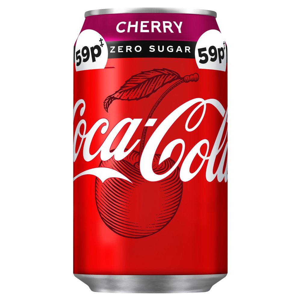 Coke Zero Cherry 330ml 24pk image