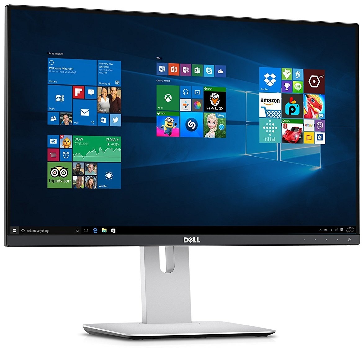 23.8" Dell UltraSharp U2414H FHD Monitor image