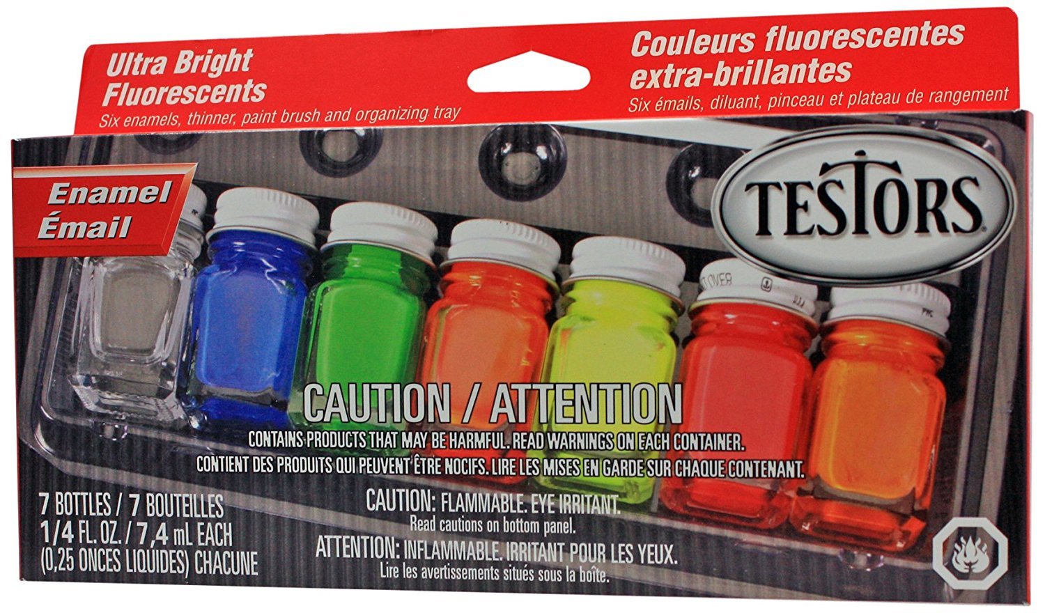 Testors Ultra Bright Fluorescent Paint Set at Mighty Ape Australia