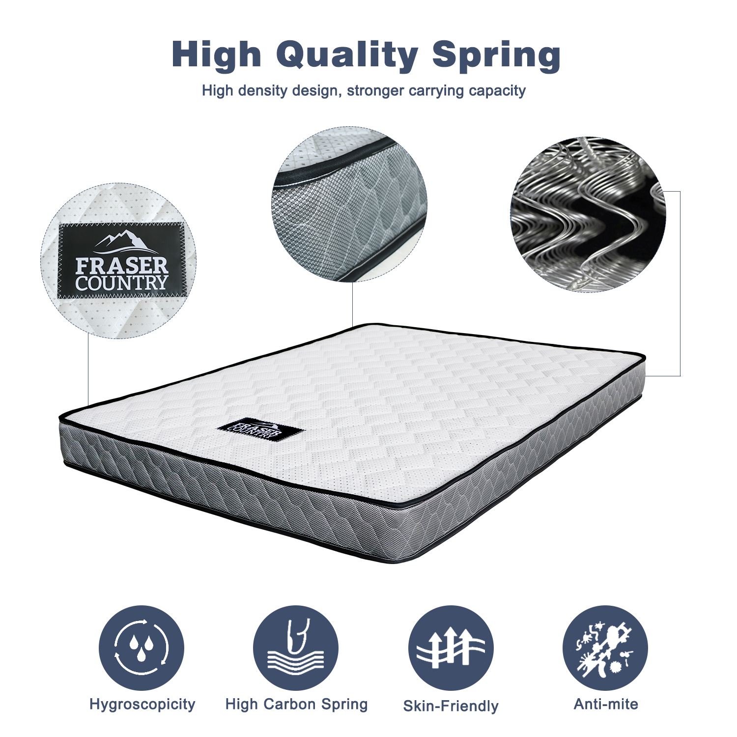 Fraser Country: Basic Bonnell Spring Mattress - Double image