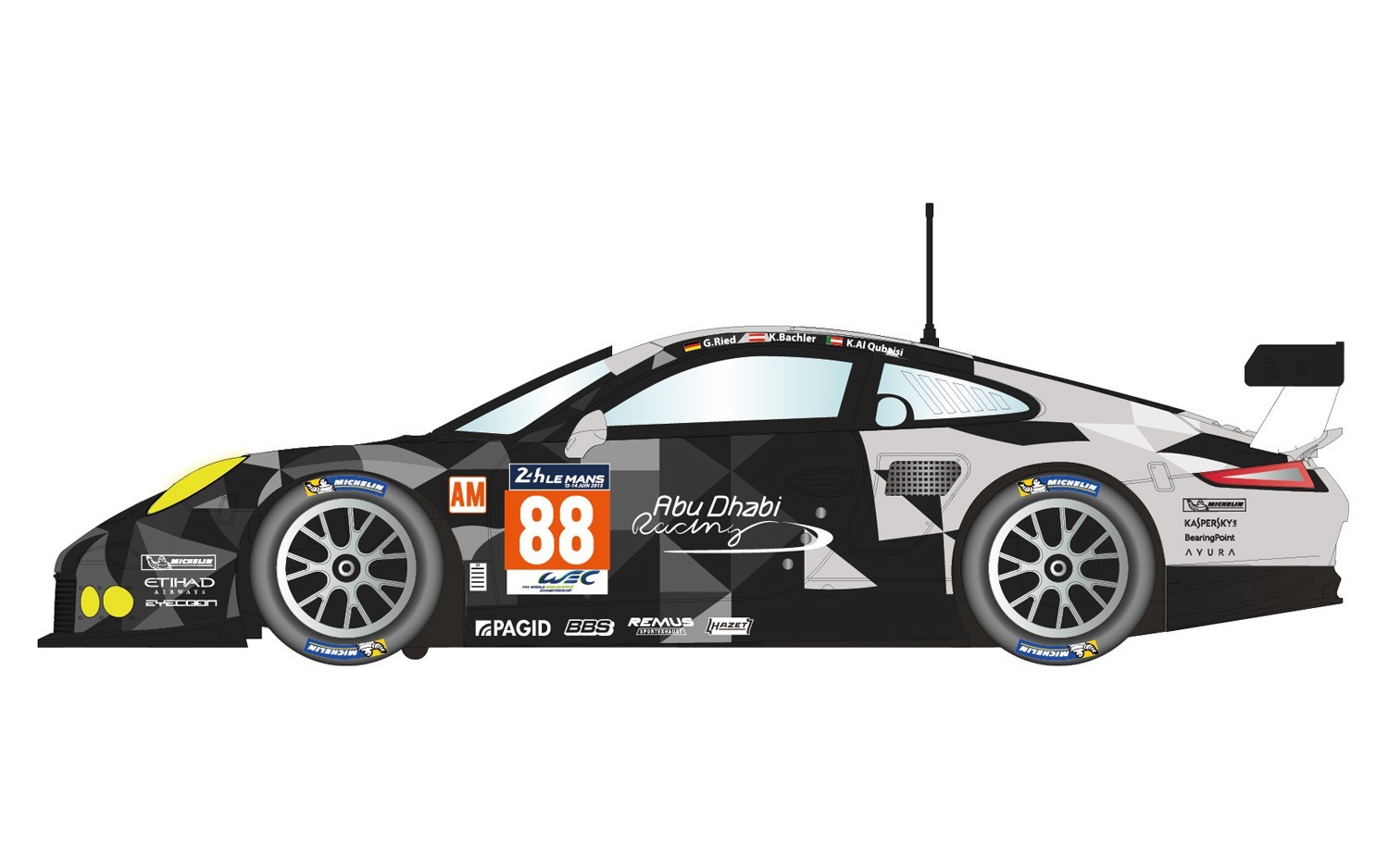 Scalextric: Porsche 911RSR - ARC AIR Set