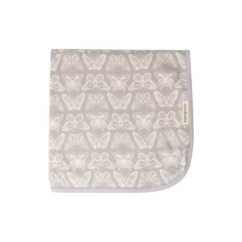 Woolbabe: Merino/Organic Cotton Swaddle/Blanket Monarch image
