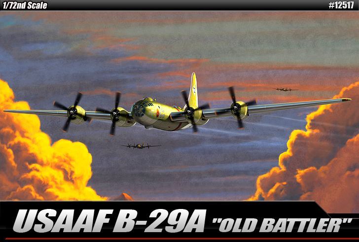 Academy USAAF B-29 "Old Battler" 1/72 Model Kit image