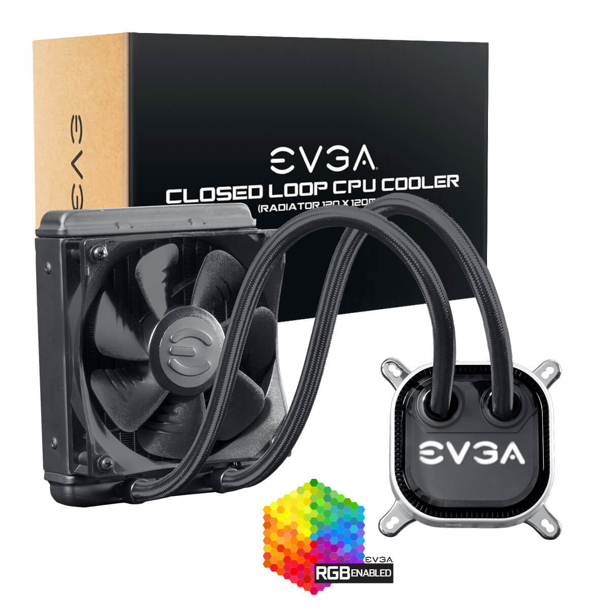 EVGA 120 RGB LED AIO Water Cooler at Mighty Ape NZ