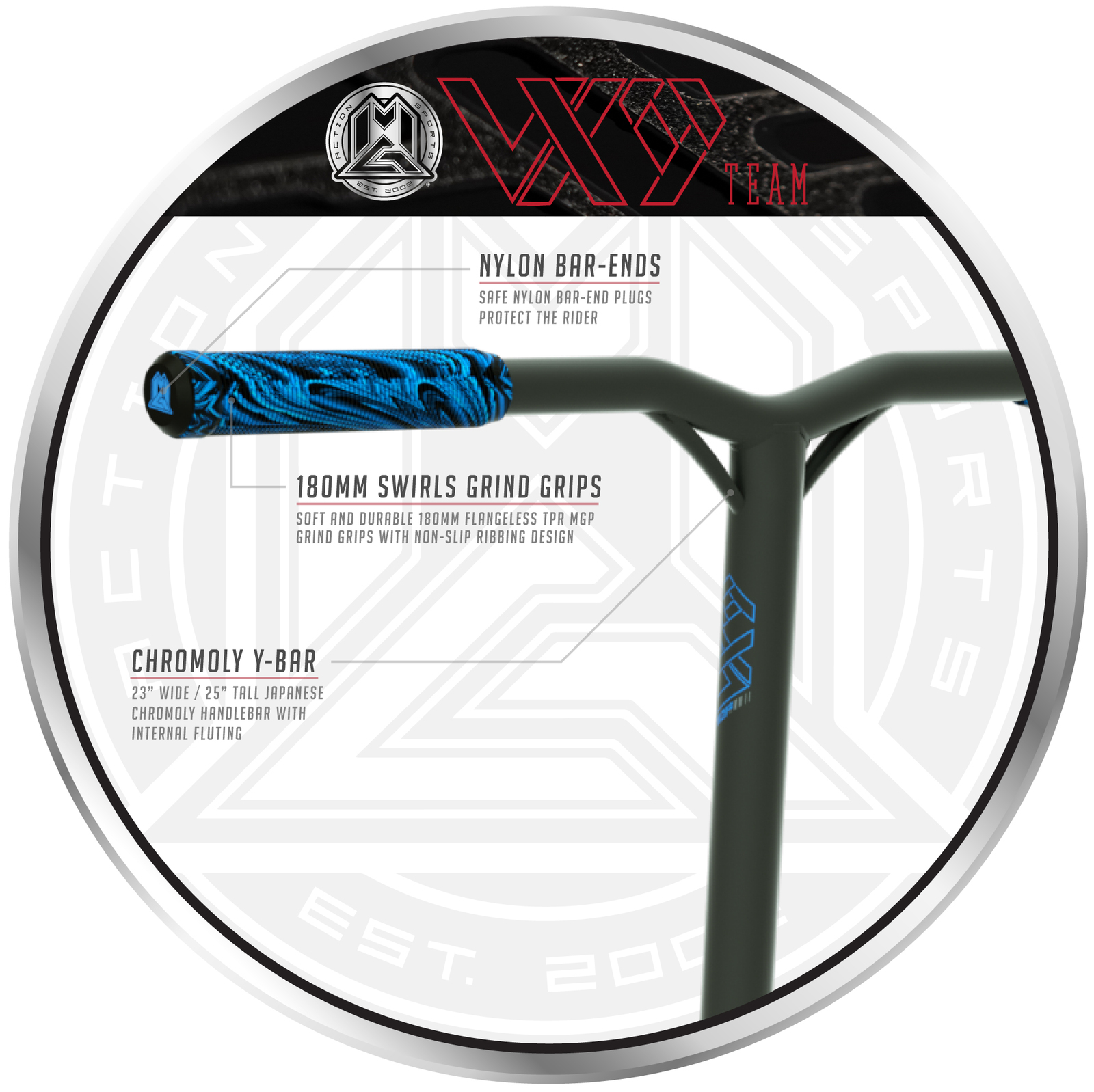 MADD Gear: VX9 Team Scooter - Blue image