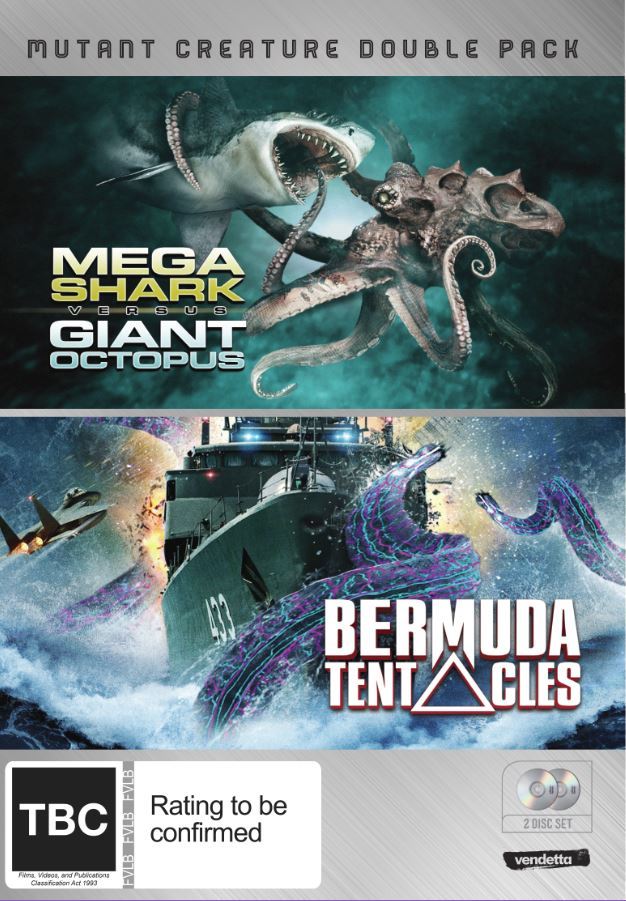 Mutant Creature Double Pack: Mega Shark vs. Giant Octopus & Bermuda Tentacles on DVD image