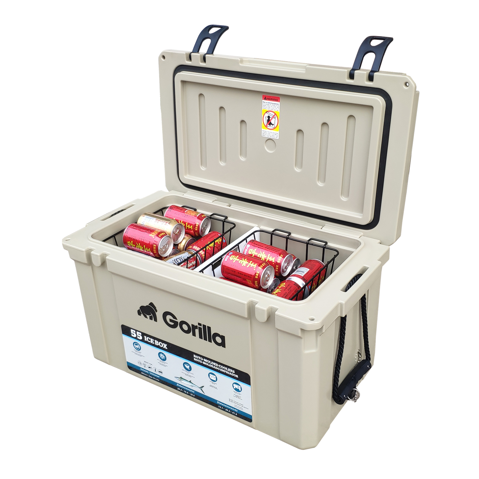 Gorilla Heavy Duty Ice Box Chilly Bin 55L image
