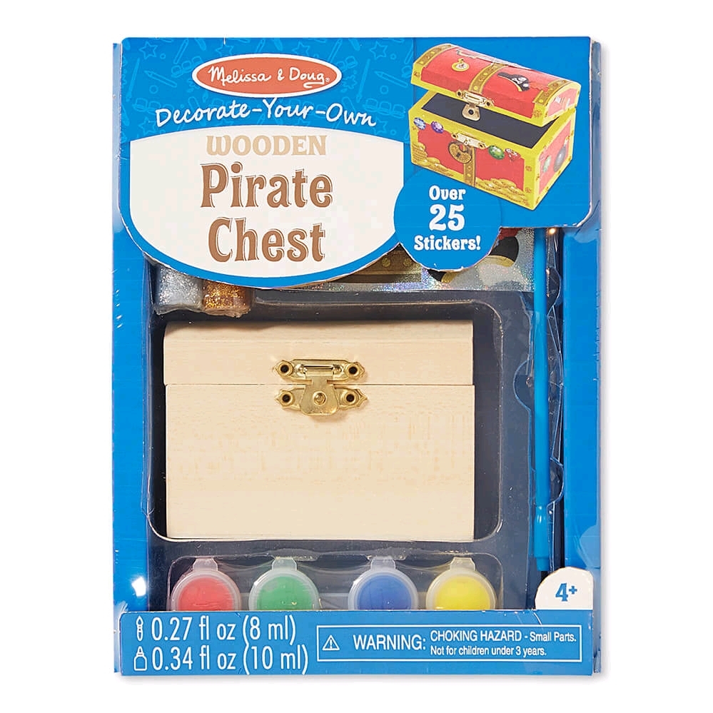 Melissa & Doug: Decorate Your Own - Pirate Chest