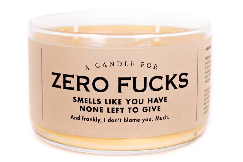 Whiskey River Co: A Candle For Zero F*cks