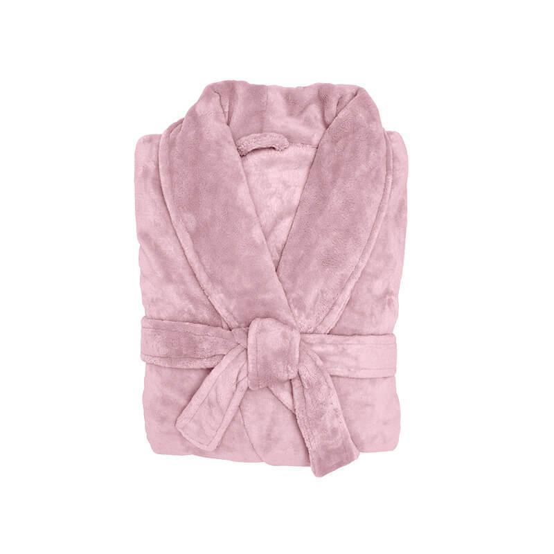 Bambury: Blush Microplush Robe (Large/Extra Large)