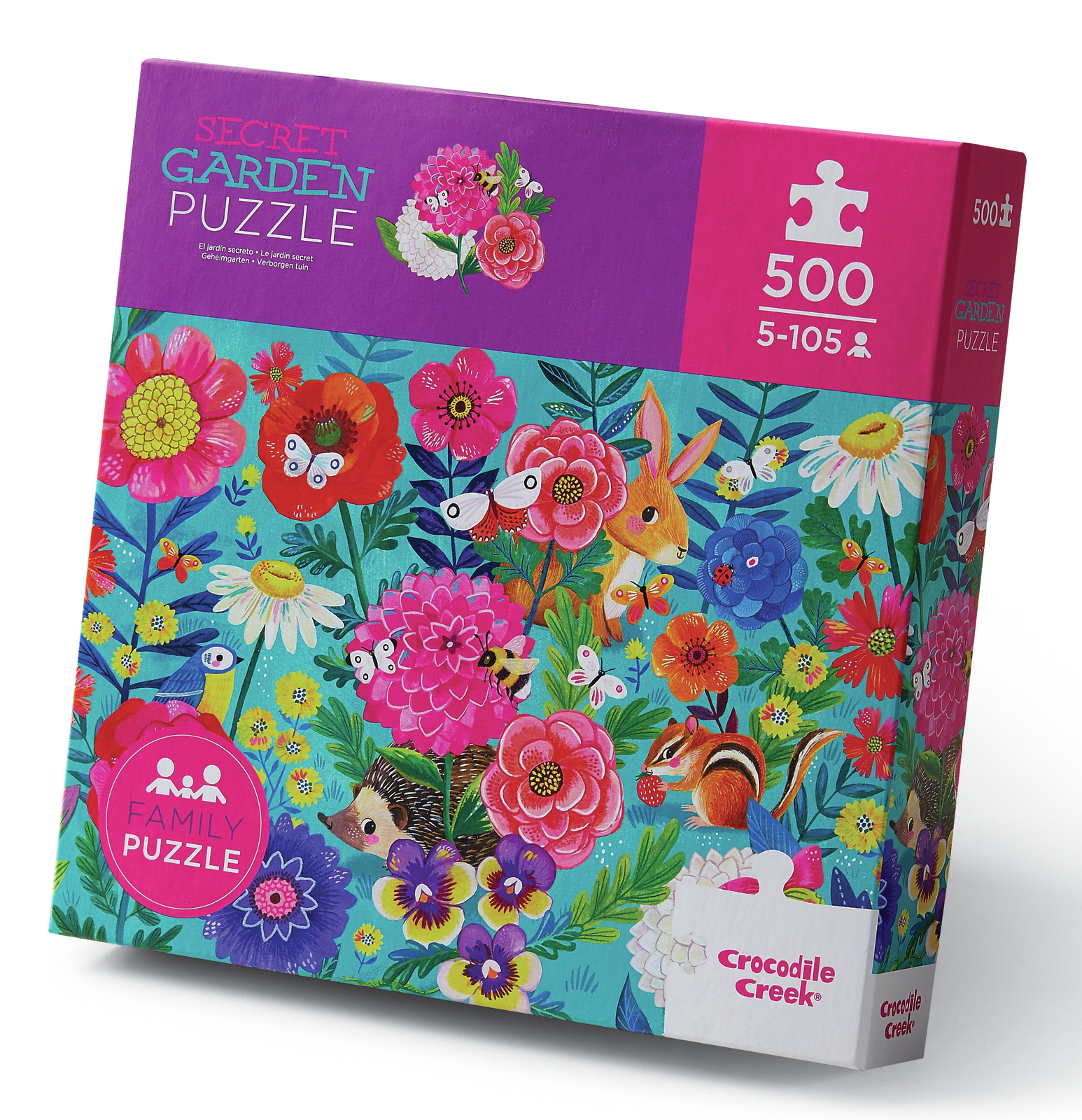 Crocodile Creek: 500-Piece Puzzle - Secret Garden image