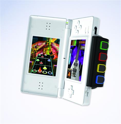 Guitar Hero: On Tour Decades Bundle (Game, Guitar grip) for Nintendo DS image