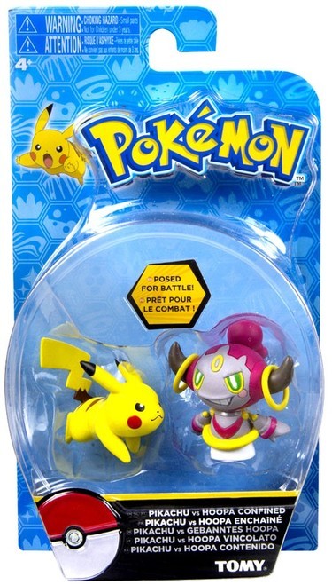 Pokémon: Action Pose Pikachu vs. Hoopa - Figure 2-Pack