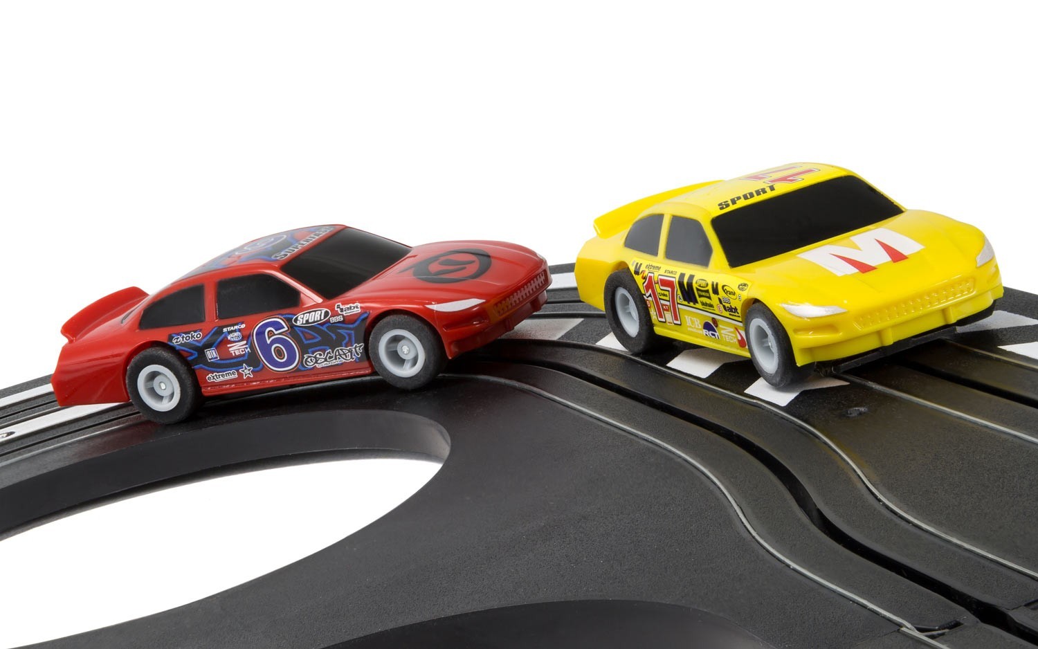 Micro Scalextric American Racers Slot Car Set at Mighty Ape NZ