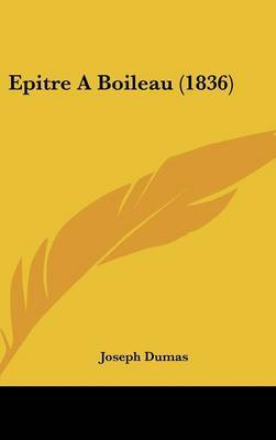 Epitre a Boileau (1836) image