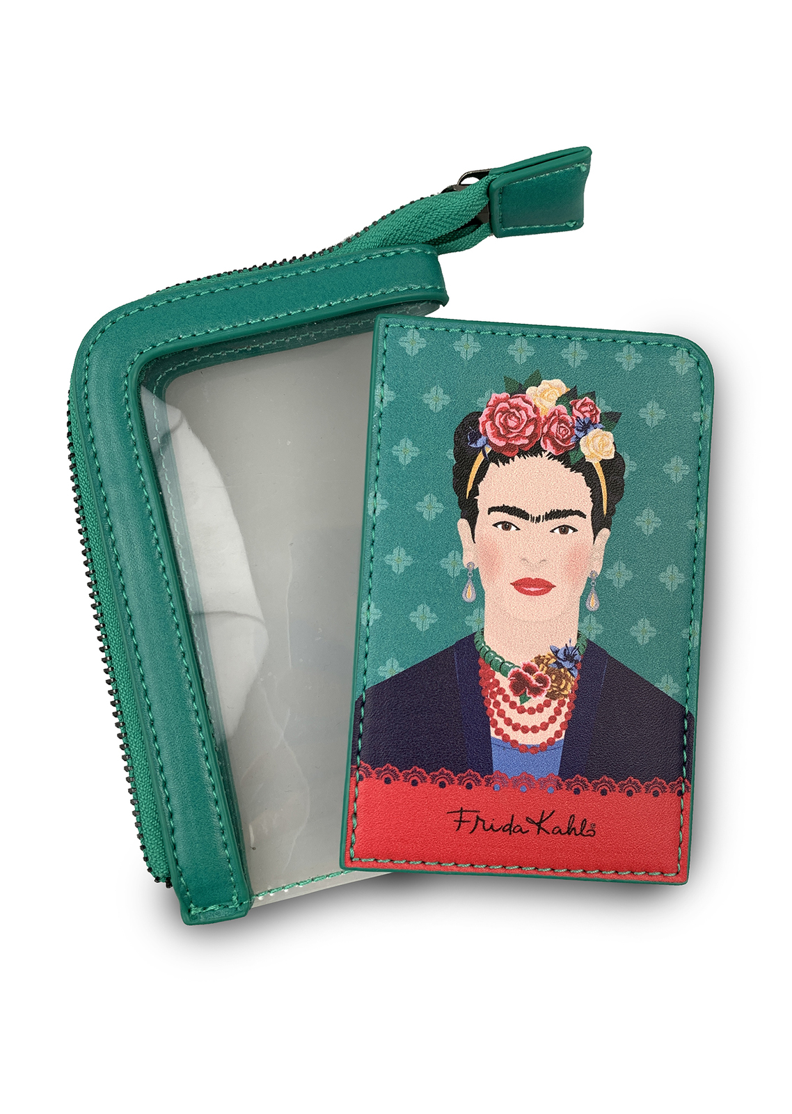 Frida Kahlo - Green Vogue Card Purse