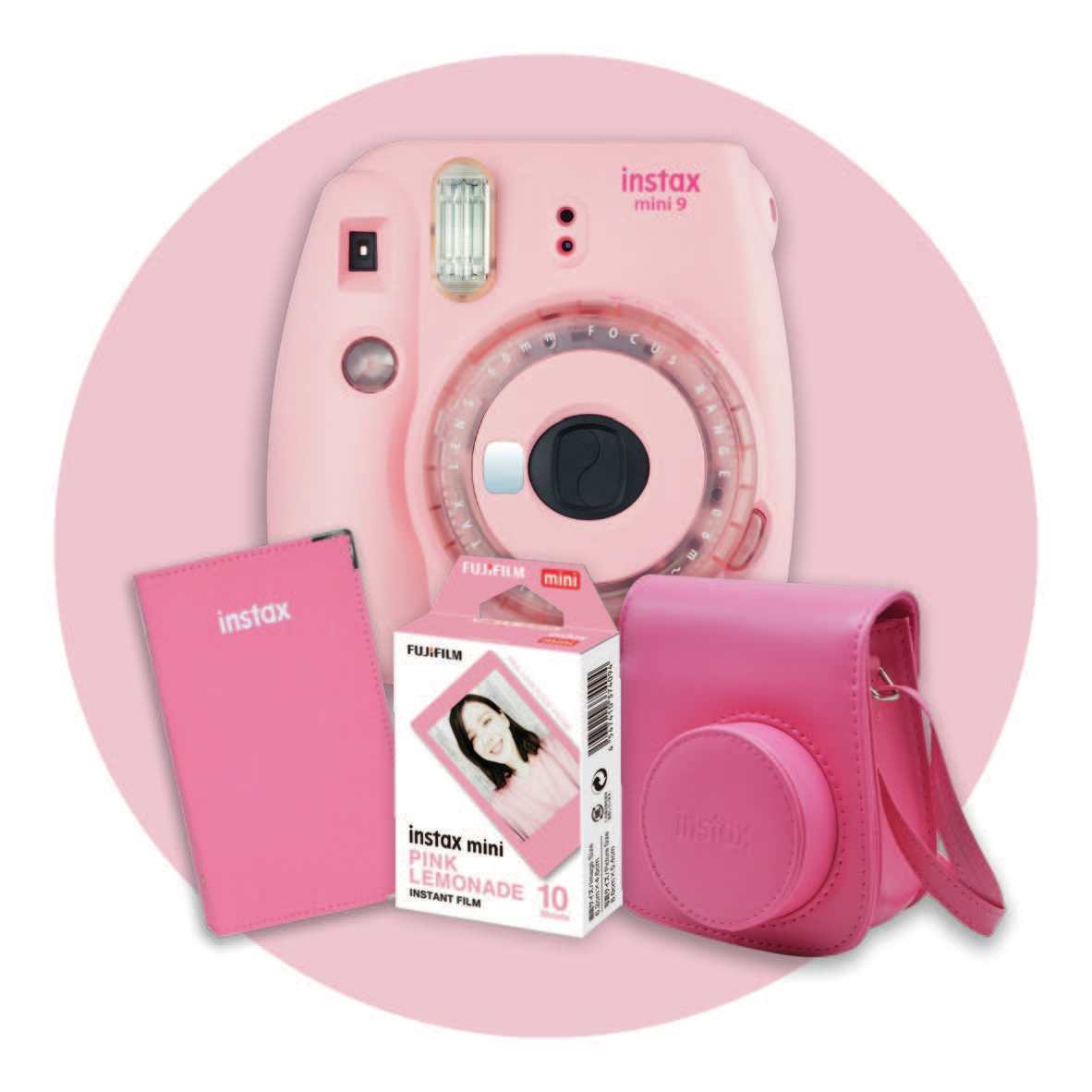 Instax: Fujifilm Mini9 Limited Edition Gift Pack - Pink