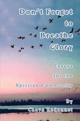 Don't Forget to Breathe Glory: Essays for the Spiritus Community by Chava Redonnet image