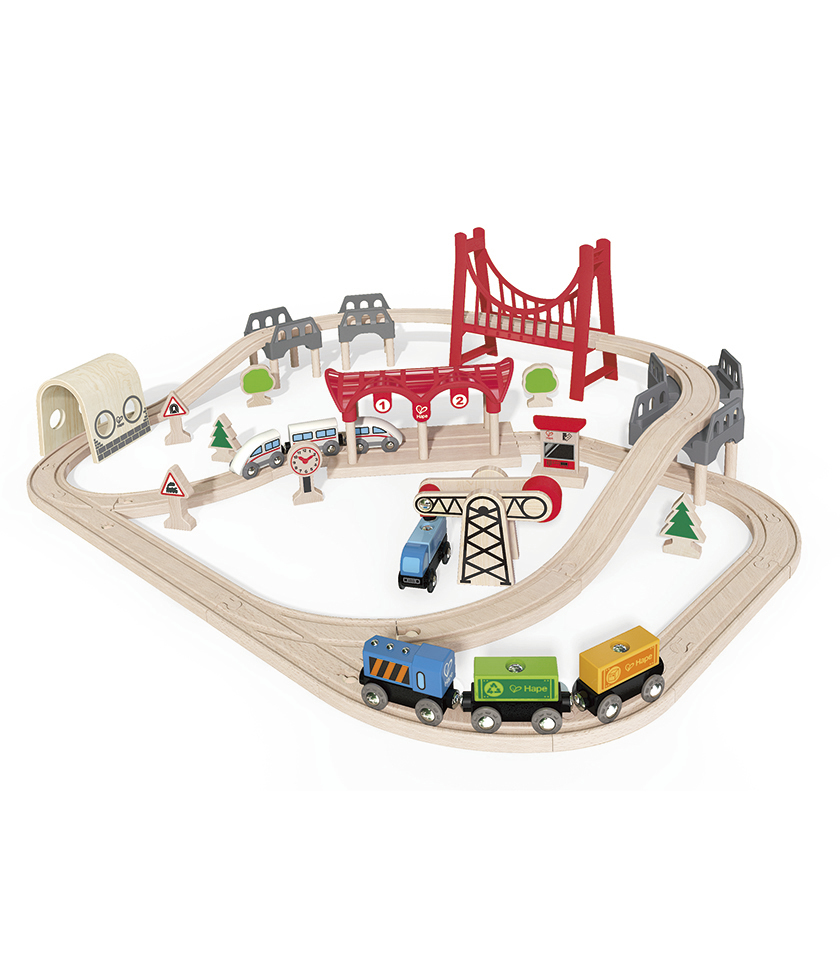 Hape: Double Loop Railway Set image