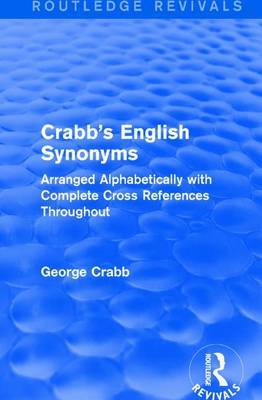 : Crabb's English Synonyms (1916) by George Crabb image