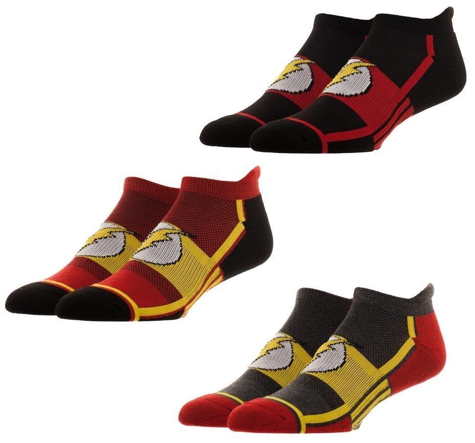 DC Comics: Flash Active - Ankle Socks Set (3-Pack)