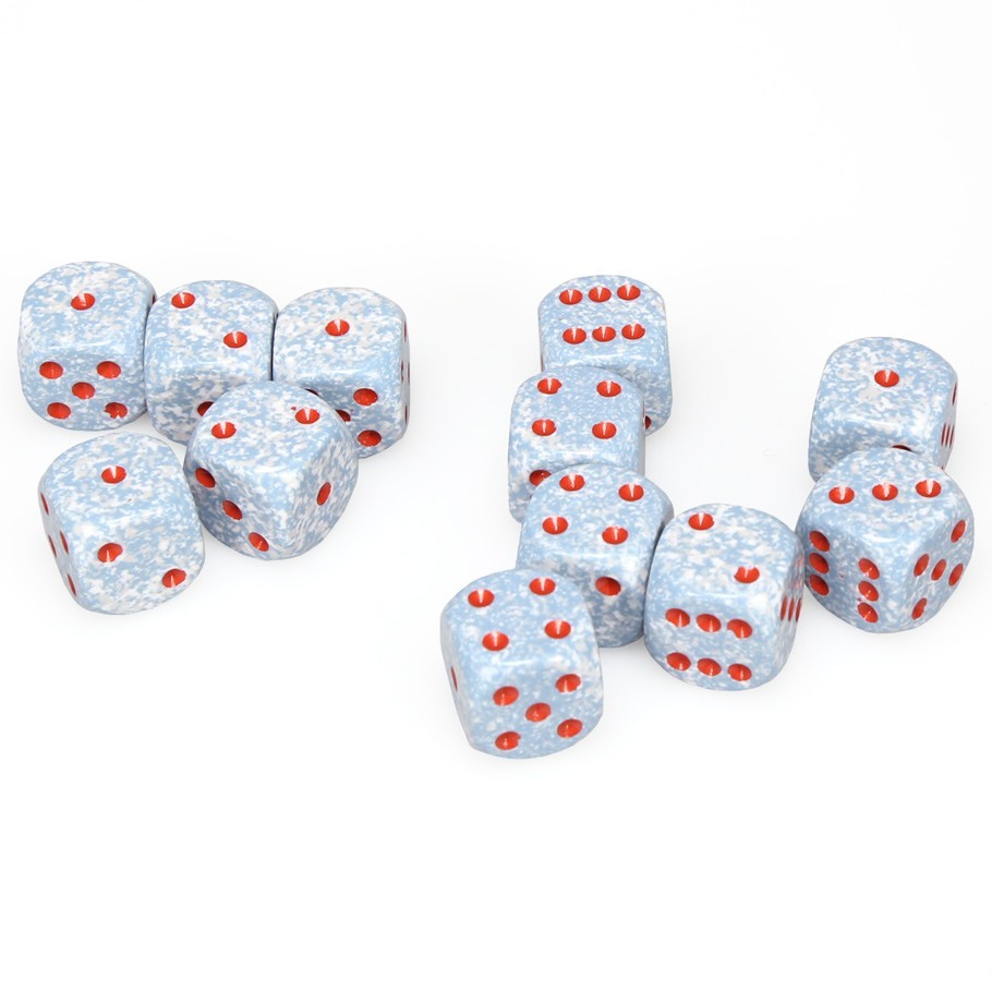 Chessex: D6 16mm Speckled Dice - Air image