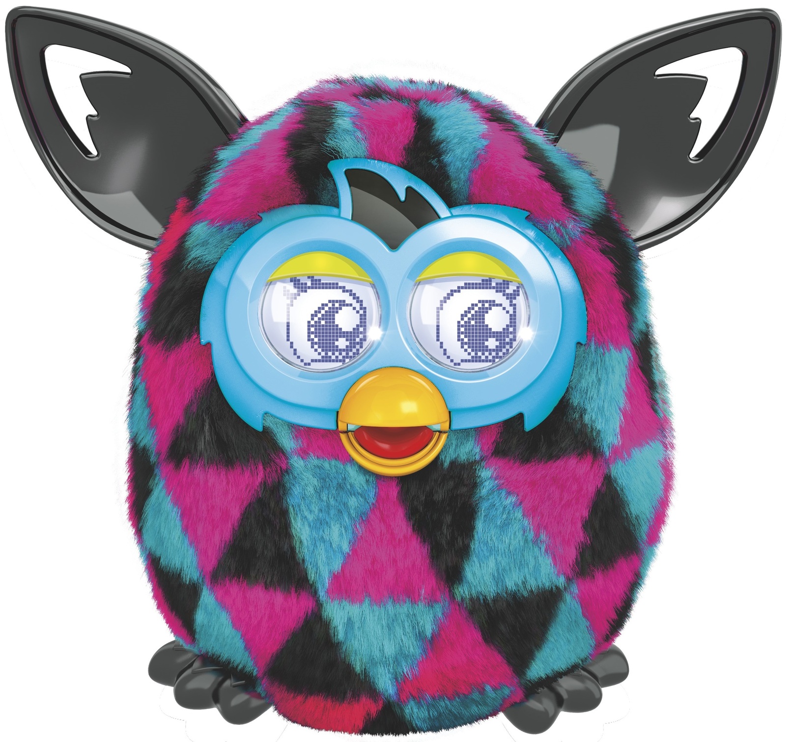 Furby Boom - Black & Pink Triangles