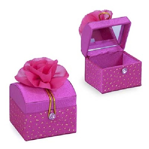 Pink Poppy: Sparkle Rose Tooth Chest - Hot Pink image