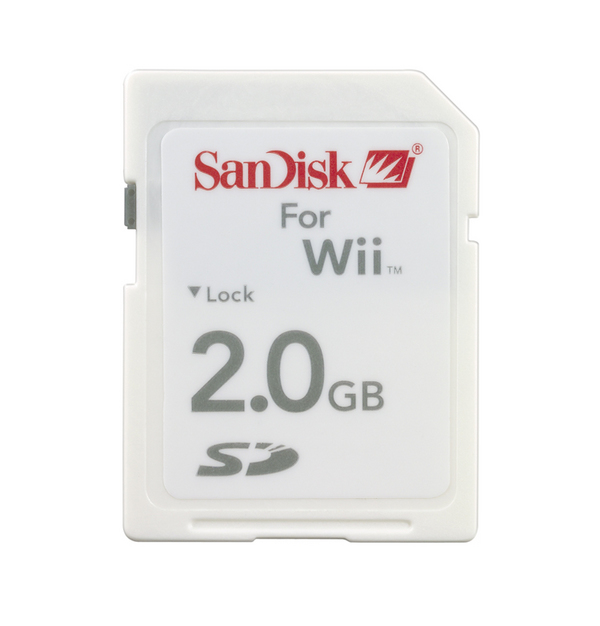 SanDisk SD Gaming 2048MB Memory on Wii