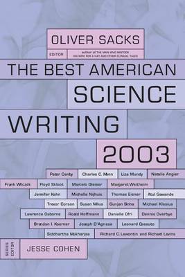 The Best American Science Writing 2003 by Oliver Sacks image