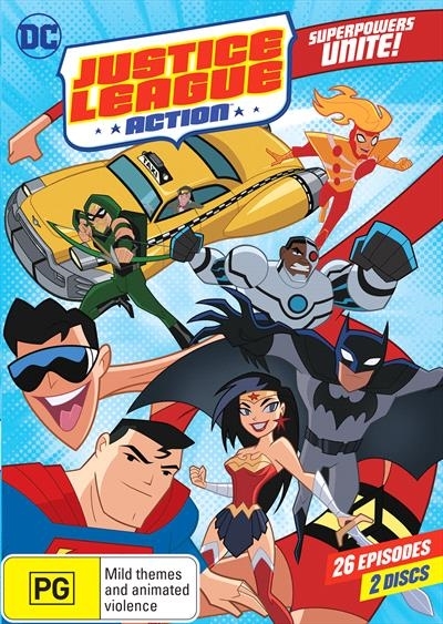 Justice League: Action - Season 1: Part 1 on DVD image