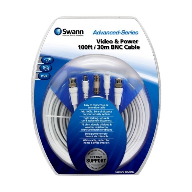 3m Swann BNC Extension Cable at Mighty Ape NZ