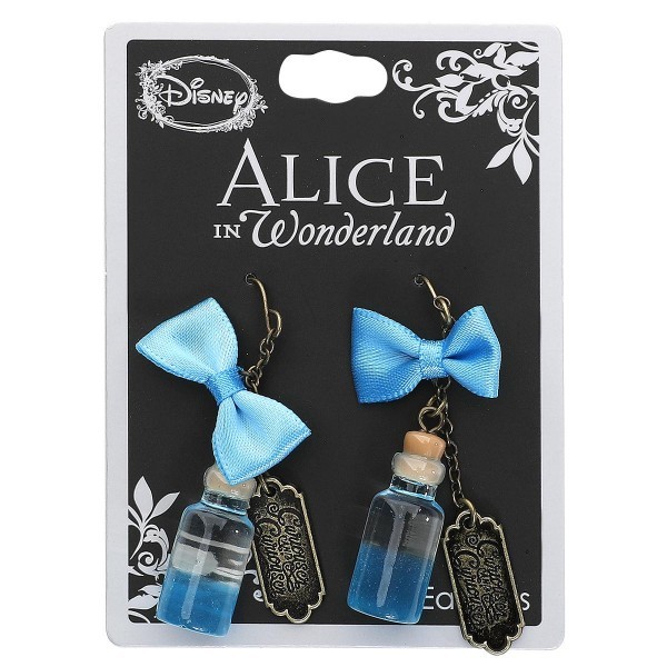 Neon Tuesday: Alice In Wonderland - Curiouser Bottle Earrings