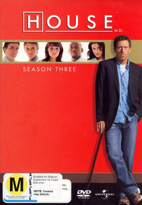 House, M.D. - Season 3 (6 Disc Set) on DVD