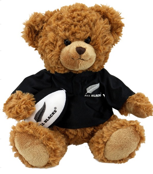 All Blacks Player Bear with Haka sound image
