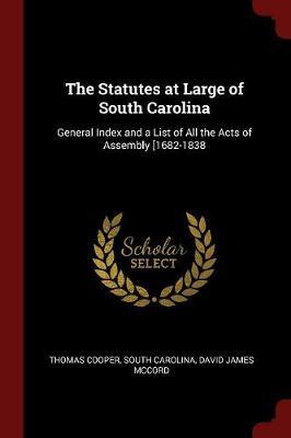 The Statutes at Large of South Carolina by Thomas Cooper image