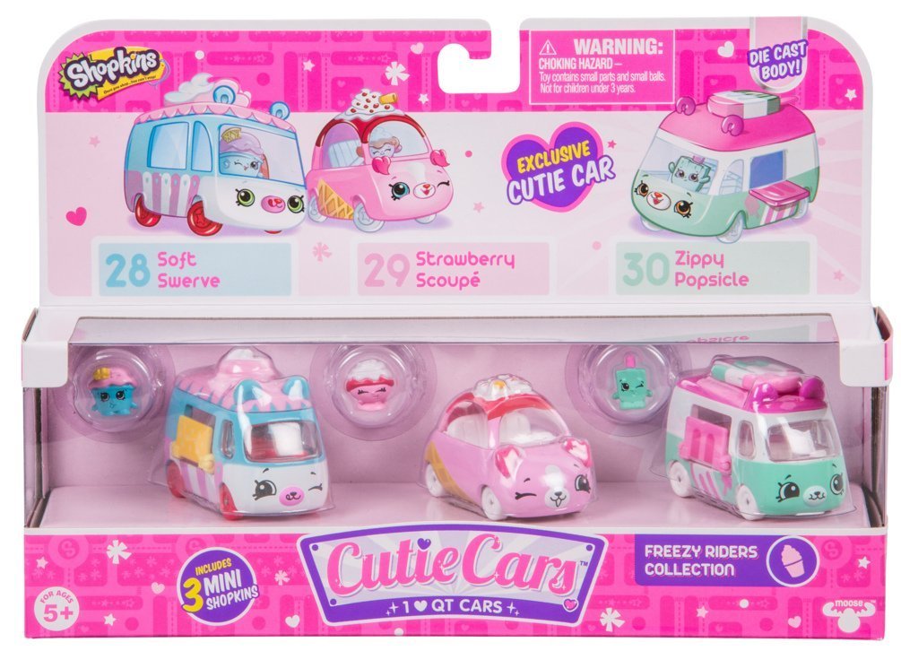 Shopkins: Cutie Cars 3-Pack - Freezy Riders image