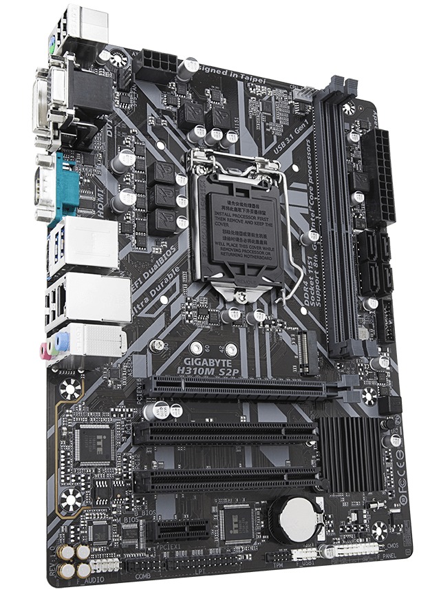 Gigabyte H310M S2P MATX Motherboard