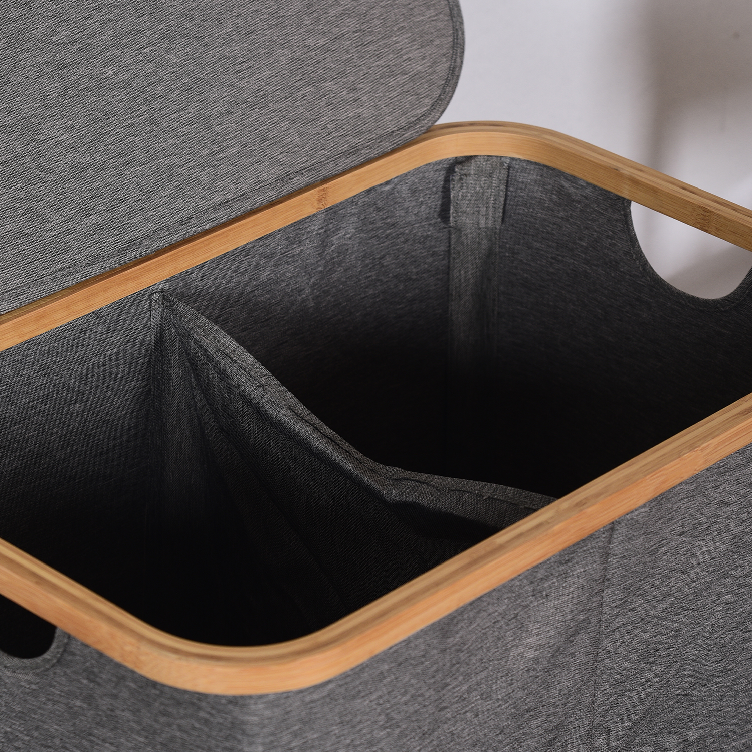 Bamboo Double Laundry Hamper at Mighty Ape NZ