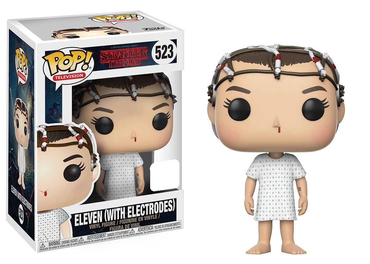 Stranger Things - Eleven (With Electrodes) Pop! Vinyl Figure (LIMIT - ONE PER CUSTOMER) image