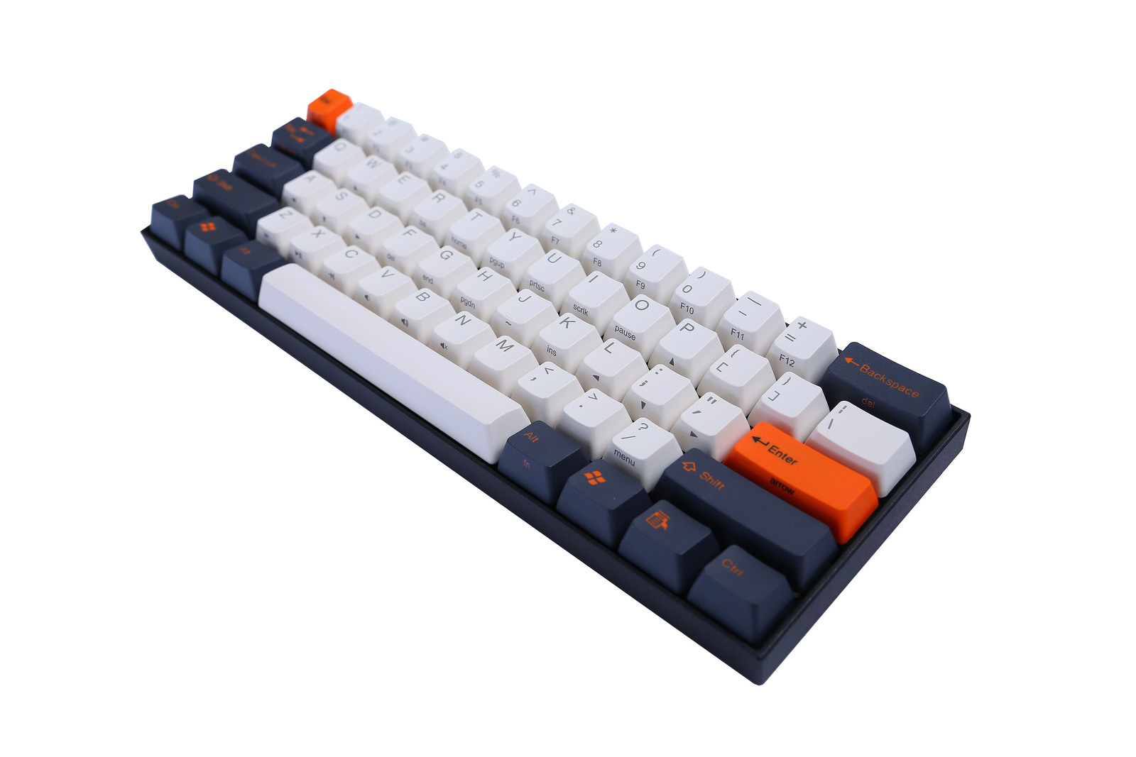 V60 Carbon ABS Double Shot Keycap Mechanical Keyboard - Cherry MX Blue image