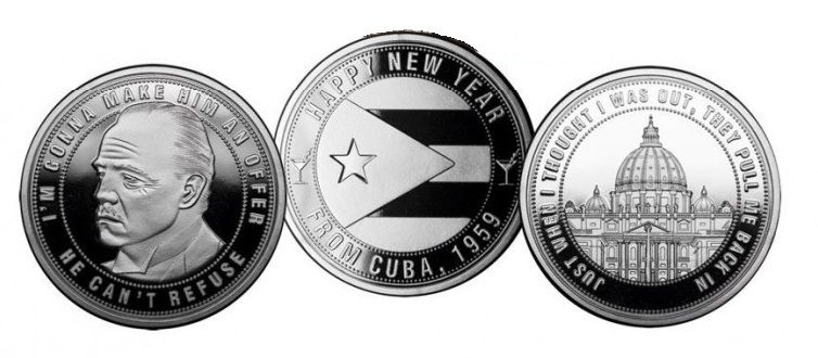 The Godfather: Collectible Coin 3-Pack (Silver Edition) image