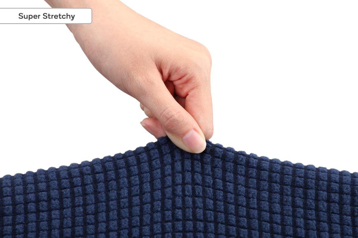 Buy Ovela 2 Seater Sofa Cover Waffle Navy at Mighty Ape NZ